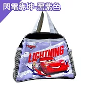 DF 童趣館 - Disney迪士尼正版兒童雙網狀口袋便當袋 閃電麥坤-黑紫色