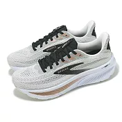 Brooks 慢跑鞋 Ghost 17 D 寬楦 女鞋 白 黑 魔鬼系列 緩衝 避震 運動鞋 1204311D105