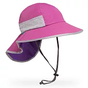 【美國 Sunday Afternoons】兒童 抗UV防潑透氣護頸帽 Kids Play Hat- 紫紅 S