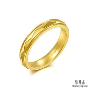 【點睛品】流轉光芒 黃金戒指 _計價黃金(港圍15)