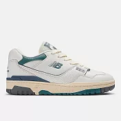 New Balance [BB550PTB] 男 復古鞋 經典 NB 550 休閒 D楦 簡約 舒適 海鹽 雲杉亮綠
