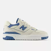 New Balance [BBW550AI] 女 復古鞋 經典 NB 550 休閒 B楦 膠底 簡約 穿搭 米 藍