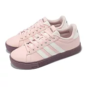 adidas 休閒鞋 Daily 4.0 男鞋 女鞋 粉紅 紫 復古 皮革 愛迪達 JR0080 23cm PINK/PURPLE/WHITE