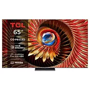 【活動優惠】TCL 65吋 65C8K QD-Mini LED 量子智能連網液晶顯示器 C8K Google TV 超薄機身卓越音效 含基本安裝+舊機回收