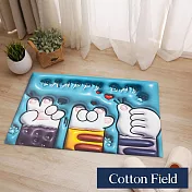 棉花田3D視覺吸水防滑地墊-二件組(多款可選)  喵喵掌