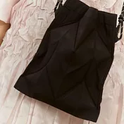 輕巧迷你款設計|Pavi studio 泰國新銳設計師.時尚W純色包.簡約設計.真皮背帶.摺疊肩背包.100%總代理 百搭黑