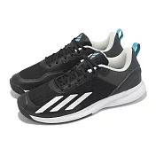 adidas 網球鞋 Courtflash Speed 男鞋 黑 白 支撐 穩定 愛迪達 HQ8482