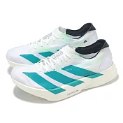 adidas 競速跑鞋 Adizero Adios Pro 4 M 男鞋 白 綠 緩震 回彈 運動鞋 JR1267
