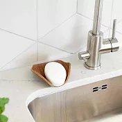 BOSIGN Stockholm 原木葉形引流皂架 核桃木