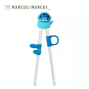 【MARCUS＆MARCUS】動物樂園幼兒訓練學習筷含盒-河馬