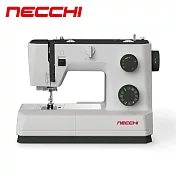 【NECCHI】機械式高轉速自動穿線縫紉機 Q132A(附大輔助板/金屬車縫面板/32種花樣/可車縫皮革帆布)