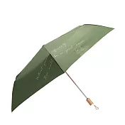 【JADE DROP 點翠傘品】倫敦雨美膚自動傘 佚名墨綠
