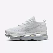 Nike W Air Max Scorpion FK [DJ4702-003] 女 休閒鞋 運動 全腳掌氣墊 針織 白銀