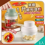 【QiMart】升級款無線食材料理機x1入 白色