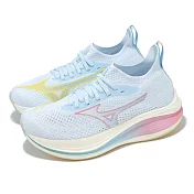Mizuno 慢跑鞋 Neo Zen 女鞋 藍 粉紅 緩衝 路跑 運動鞋 美津濃 J1GD2591-75