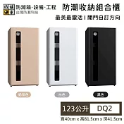 【收藏家】123公升 防潮收納組合櫃 DQ2 最美最靈活 防潮箱 台灣公司貨  白色