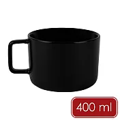 《EXCELSA》Nordic石陶馬克杯(曜石黑400ml) | 水杯 茶杯 咖啡杯