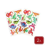 《Rex LONDON》兒童紋身貼紙2入 | 紋身貼紙 派對扮裝 小朋友紋身 - 小恐龍