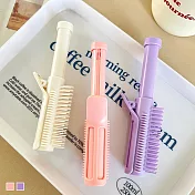 JIAGO 兩用髮根蓬鬆夾(梳子+蓬鬆夾)  紫色