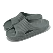 Crocs 麵包波紋拖鞋 Mellow Tide Recovery Slide 男女鞋 石板灰 恢復拖鞋 卡駱馳 2103330DA 23cm SLATE GREY