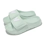 New Balance NB 拖鞋 202XA 女鞋 綠 白 魔鬼氈 運動拖鞋 NB SWASPTD1-B 23cm GREEN/WHITE