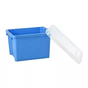 【SHUTER 樹德】塔塔家置物箱 28L 3色可選 3個入 /組 HA-3645K 藍色