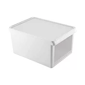 【SHUTER 樹德】小屋子整理箱 13L 白色/霧透/黑/白 3個入 /組 DB-13 霧透