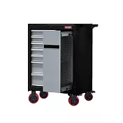 【SHUTER 樹德】工具車-已組裝 黑身灰抽 /組 TC-H25