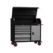 【SHUTER 樹德】工具車-已組裝 黑身灰抽 /組 TC4-513