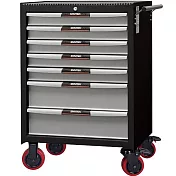 【SHUTER 樹德】2大抽5小抽工具車-已組裝 黑身灰抽 /組 TC2-L25