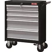 【SHUTER 樹德】2大抽3小抽工具車-已組裝 黑身灰抽 /組 TC-S23