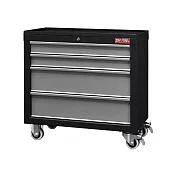 【SHUTER 樹德】2大抽2小抽工具車-已組裝 黑身灰抽 /組 TC-S22