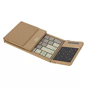 NILLKIN 魔方口袋鍵盤 摺疊鍵盤 便攜鍵盤 注音 倉頡 -卡其色