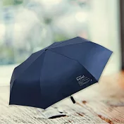 大傘面全遮光黑膠布自動摺疊傘-27吋-1支 深藍色