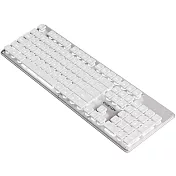 EWEADN 前行者 GX710S 有線鍵盤(水滴鍵帽) 靜音鍵盤 辦公鍵盤 巧克力鍵盤 注音 倉頡 -白色/白光