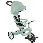 【GLOBBER 哥輪步】法國 GLOBBER 4合1 Trike多功能3輪推車but聯名奶油系列--多色任選(手推車、3輪腳踏車、嬰兒推車) 法式開心果