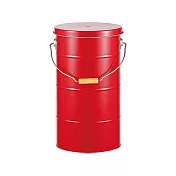 日本渡邊金屬｜OBAKETSU手工製儲米桶 10kg 紅色