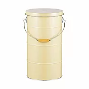 日本渡邊金屬｜OBAKETSU手工製儲米桶 10kg 象牙色