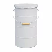 日本渡邊金屬｜OBAKETSU手工製儲米桶 10kg 白色