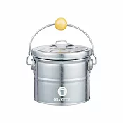 日本渡邊金屬|OBAKETSU 手工製蚊香桶(小) 銀色