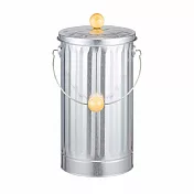 日本渡邊金屬｜OBAKETSU 手工製尿布桶 12L 銀色