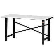 【SHUTER 樹德】150cm輕型耐磨工作桌-已組裝 黑色 /組 WL-5M