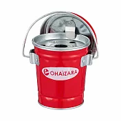日本渡邊金屬｜ohaizara 手工製桌上型煙灰缸 0.35L 紅色