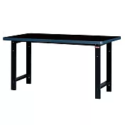 【SHUTER 樹德】180cm中型耐衝擊工作桌-已組裝 黑色 /組 WM-6U
