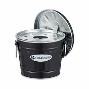 日本渡邊金屬｜ohaizara 手工製桌上型煙灰缸 1L 黑色