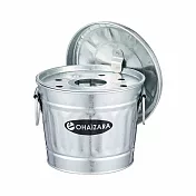 日本渡邊金屬｜ohaizara 手工製桌上型煙灰缸 1L 2入組 銀色 2入組