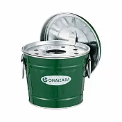 日本渡邊金屬｜ohaizara 手工製桌上型煙灰缸 1L 2入組 綠色 2入組