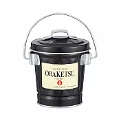日本渡邊金屬｜OBAKETSU 手工製多功能迷你桶 0.35L 2入組 黑色 2入組