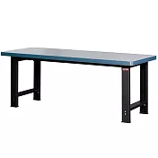 【SHUTER 樹德】210cm耐磨專業重型工作桌-已組裝 黑色 /組 WH-7M