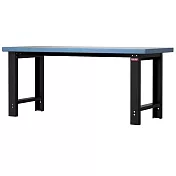 【SHUTER 樹德】180cm耐磨專業重型工作桌-已組裝 黑色 /組 WH-6M